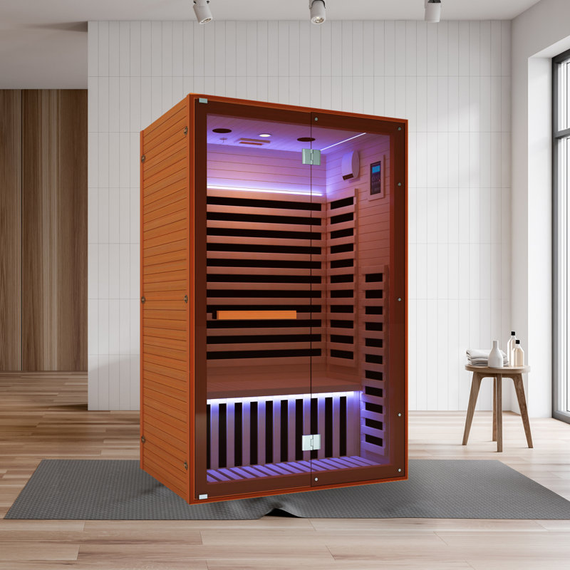 Sauna à deux portes Hemlock Deluxe