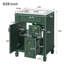 Meuble-lavabo 24 po avec lavabo en céramique-338390807