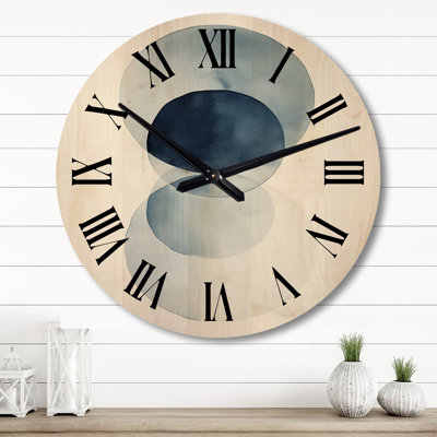 Horloge murale Orbular Unity Minimalin Retro Blue III