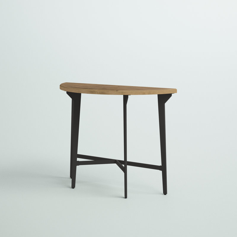 Elias 41'' Solid Wood Top Console Table