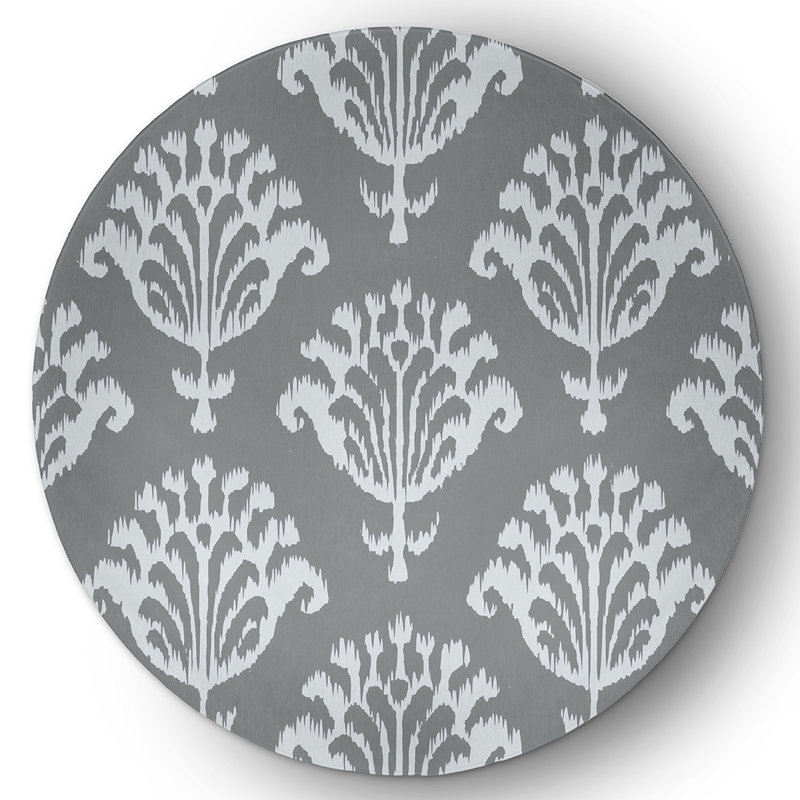 Andrii Chenille Floral Indoor Rug, Round 5'