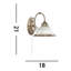 Lucile Armed Sconce-20600184
