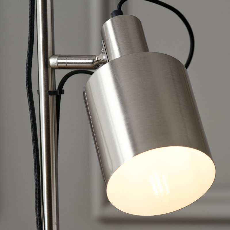 Deaisa 149.5cm Novelty Floor Lamp, Brushed Chrome