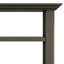 Table de bout transitionnelle en bois massif de 19 po avec 2 tablettes ouvertes Acadian-955524085-1063236904
