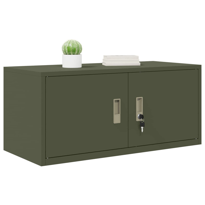 Storage Cabinet, Olive Green
