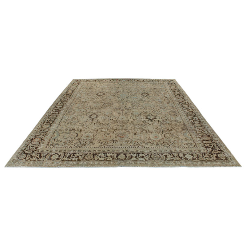 Tapis Oushak brun 9x12