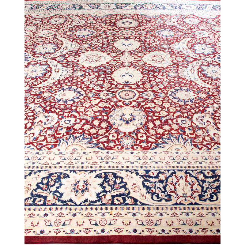 Classic One-of-a-Kind 9'4" X 12'2" Hand Knotted Area Rug