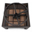 Ensemble de conversation en rotin de cinq articles Fionnula avec plusieurs chaises et housses de coussin Sunbrella-26579260