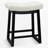 24'' Saddle Seat Counter Height Barstool with Solid Wood Frame-119617586