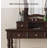 American-Style Rustic All-Solid Wood Dresser With Stool