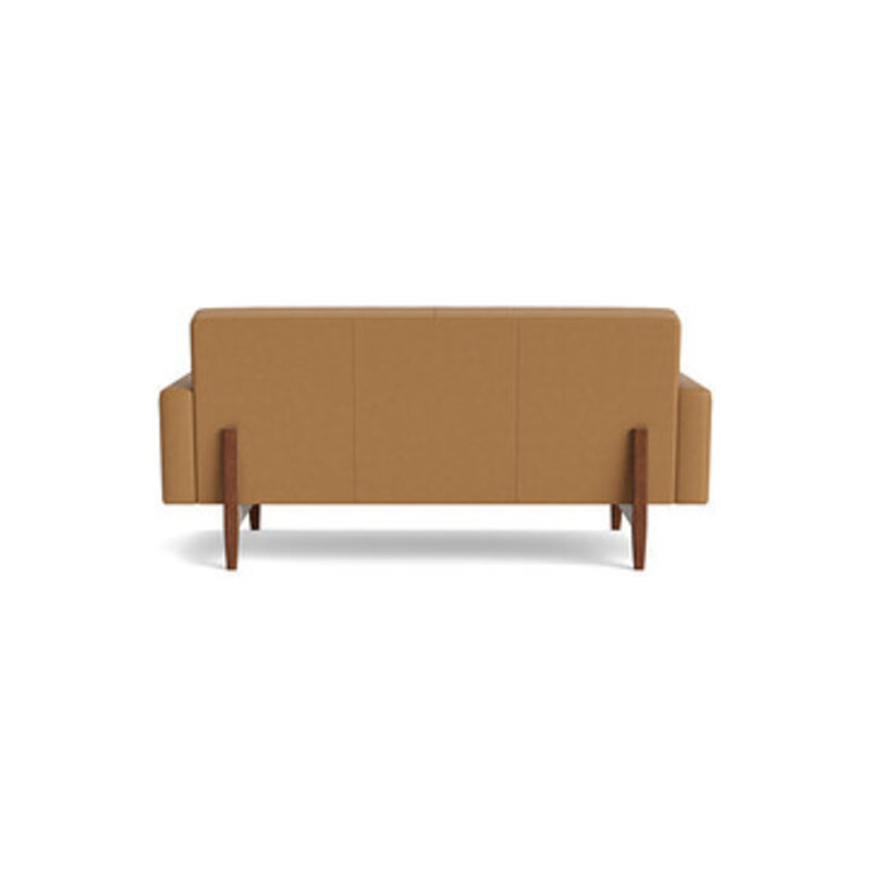 Tyler Leather Loveseat (70"), Leather - Butterscotch