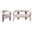 2 Piece Boucle Standard Living Room Set