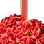 Valentines Collection Roses Centerpiece in Basket