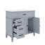 Meuble-lavabo avec tiroirs 36 po, 36 po-1736875573