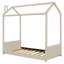 Lit simple en bois et velours, beige-754845970-743916448