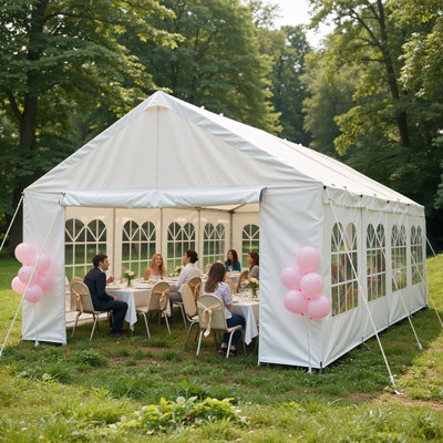Pavillon de jardin avec abri d'auto 13 'X 26'