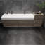 Meuble-lavabo double mural Albizu-69316019