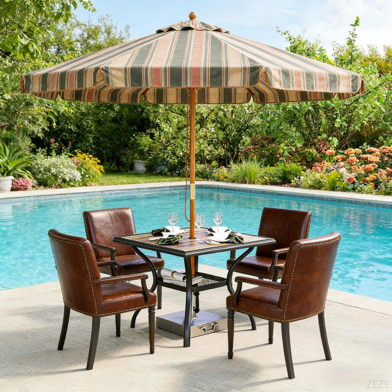 Garden Table,Square Outdoor Dining Table(Only Table)