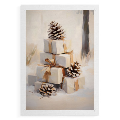 Christmas Holiday Art -Series 2-LXXXIX -Canvas Print Only - NOT FRAMED