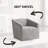 Nice Modern Upholstered Barrel Armchair, 360° Swivel-840522053