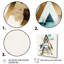 «Green Triangle Boho I», impressions murales géométriques modernes-200149861-200149860