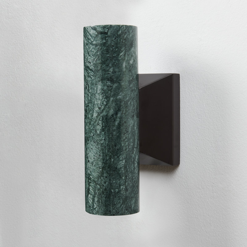 Applique murale monolithe - marbre vert, MONOLITH Wall Sconce — Green Marble