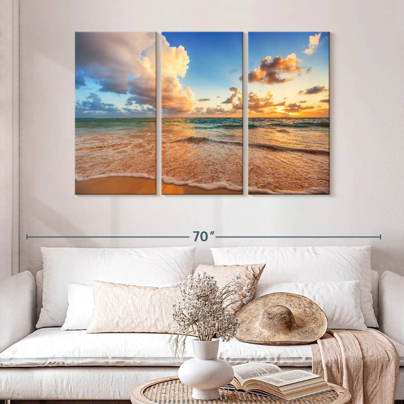 Gillard Relaxing Ocean Wave, H 32 po x l 50 po