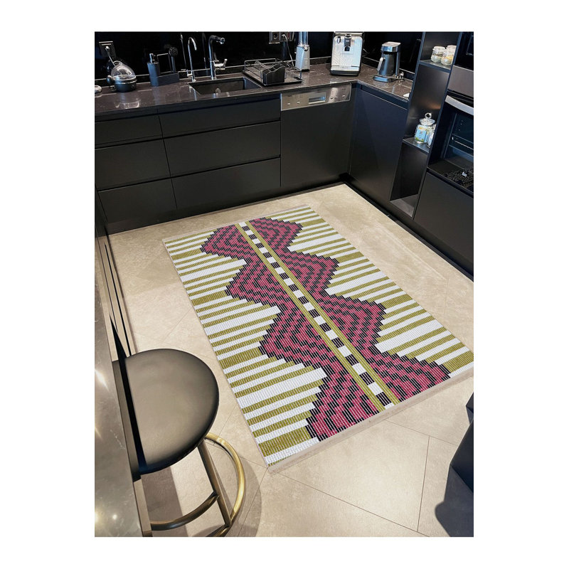 Tapis lavable à la machine moderne Paris, Tapis de couloir 2 pi 6 po x 9 pi 10 po inclus