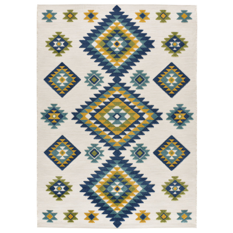 Baylee Moroccan Flatweave Indoor / Outdoor Area Rug, Rectangle 160 x 230cm