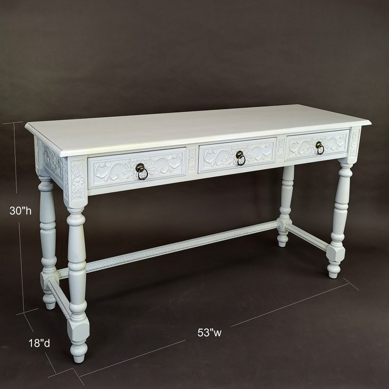 Albano Console Table, White