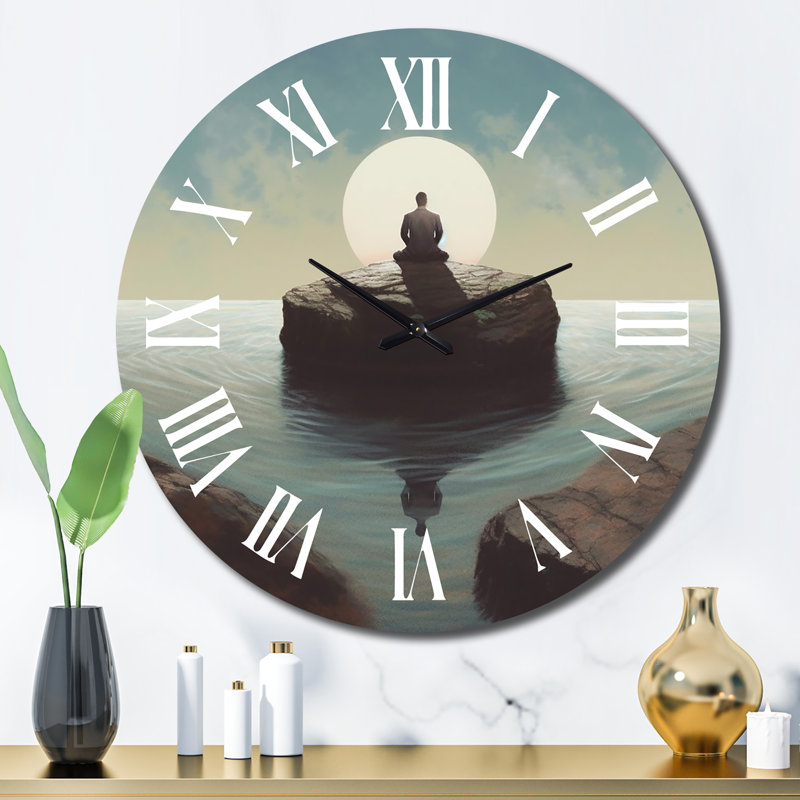 Horloge murale Mindfulness, Grand