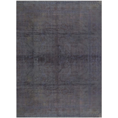 Wool Oriental Area Rug in Gray
