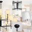 Lustre classique / traditionnel 12 lumières à 2 niveaux en tissu pour salon