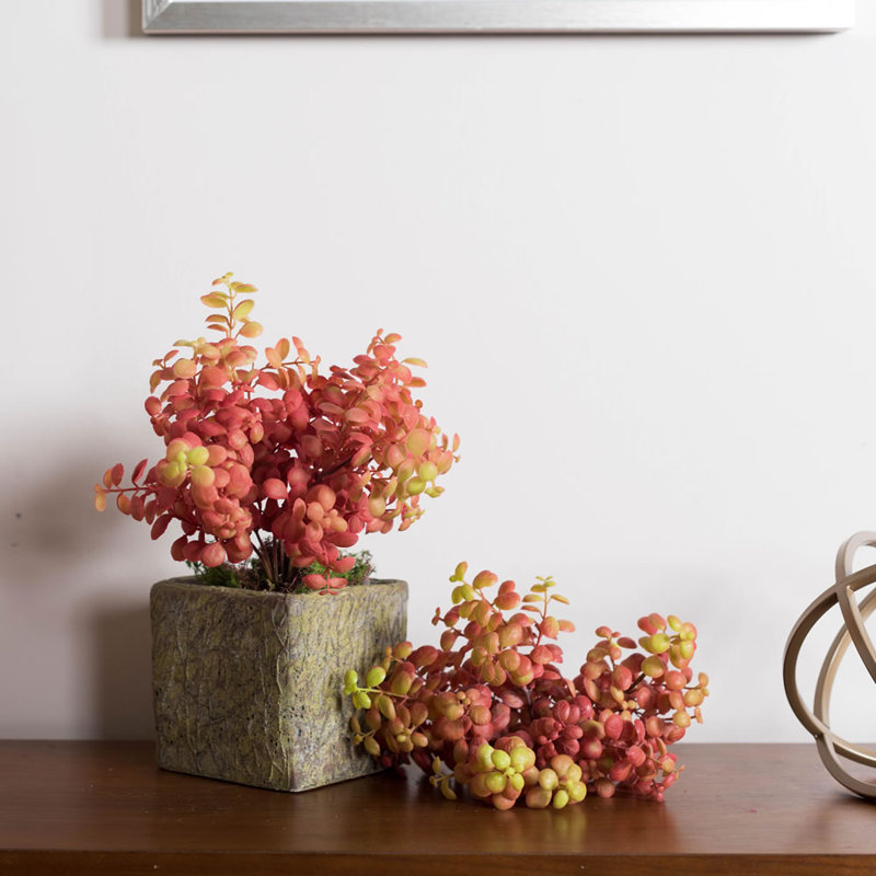 12'' Faux Leaf Branch