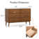 Ensemble de tables de chevet et commode 3 pièces Nevio