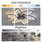 30.7In Ceiling Fan With Lights, Remote Control 3 Color Temperatures,6 Gear Wind Speed Fan Light-733055894-733055881