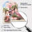 Pink Miami Artful Facades II - Miami Asymmetrical Metal Clock, Traditional Arch Wall Clock Print-104240454