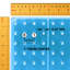 Plastique H 20,625 po x l 8 po avec 16 crochets inclus