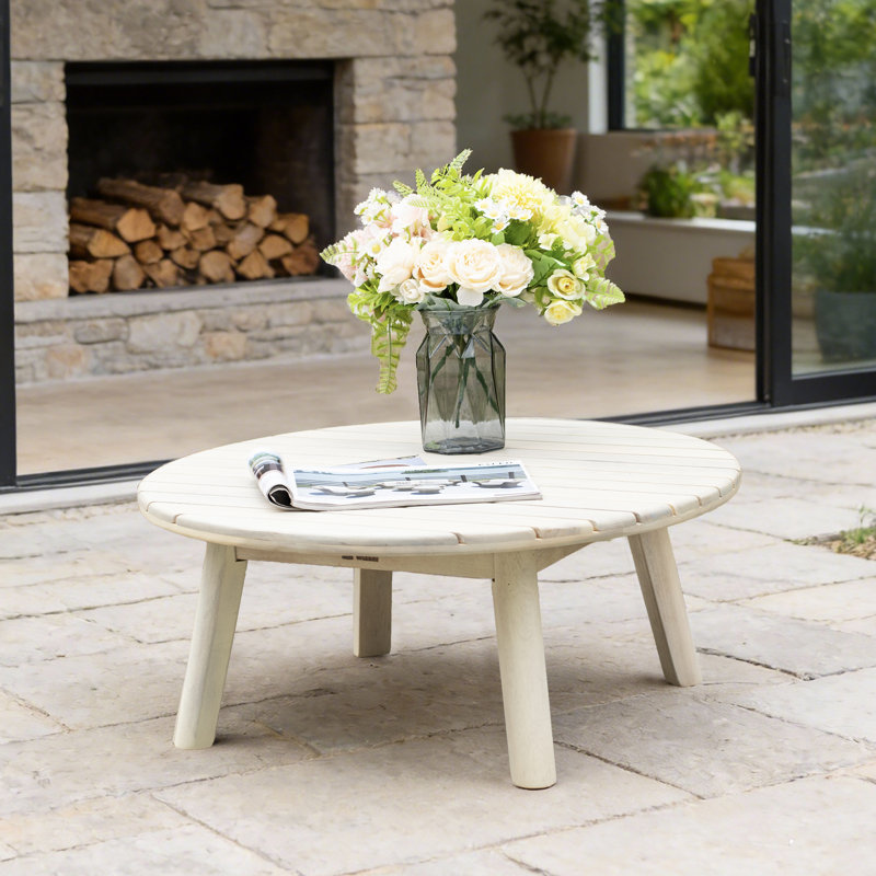 28'' Round Acacia Outdoor Dining Table