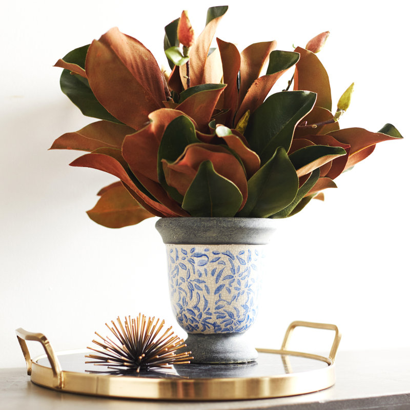 Plante magnolia artificielle 18" en urn