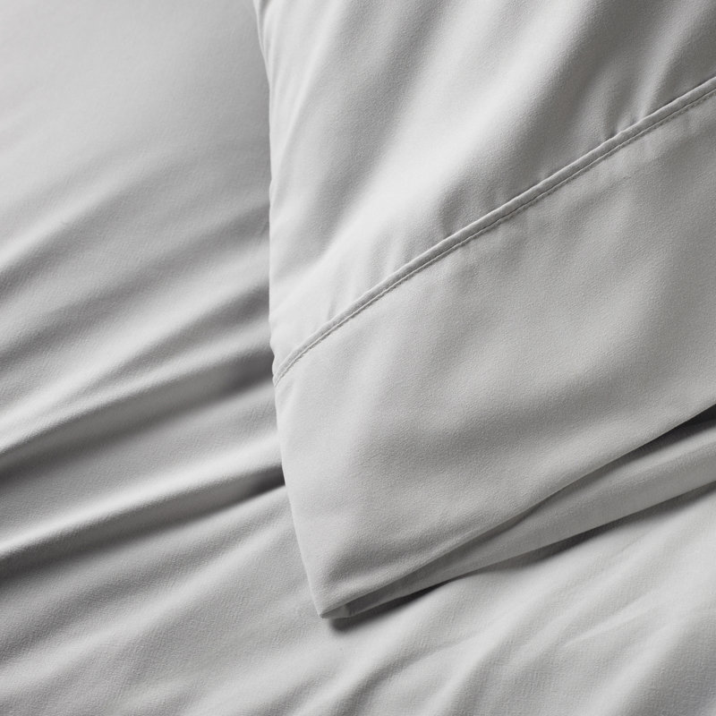 Eternal Ultra-Soft & Wrinkle-Resistant 4pc Sheet Set, Whisper Gray, Queen 4pc. Sheet Set
