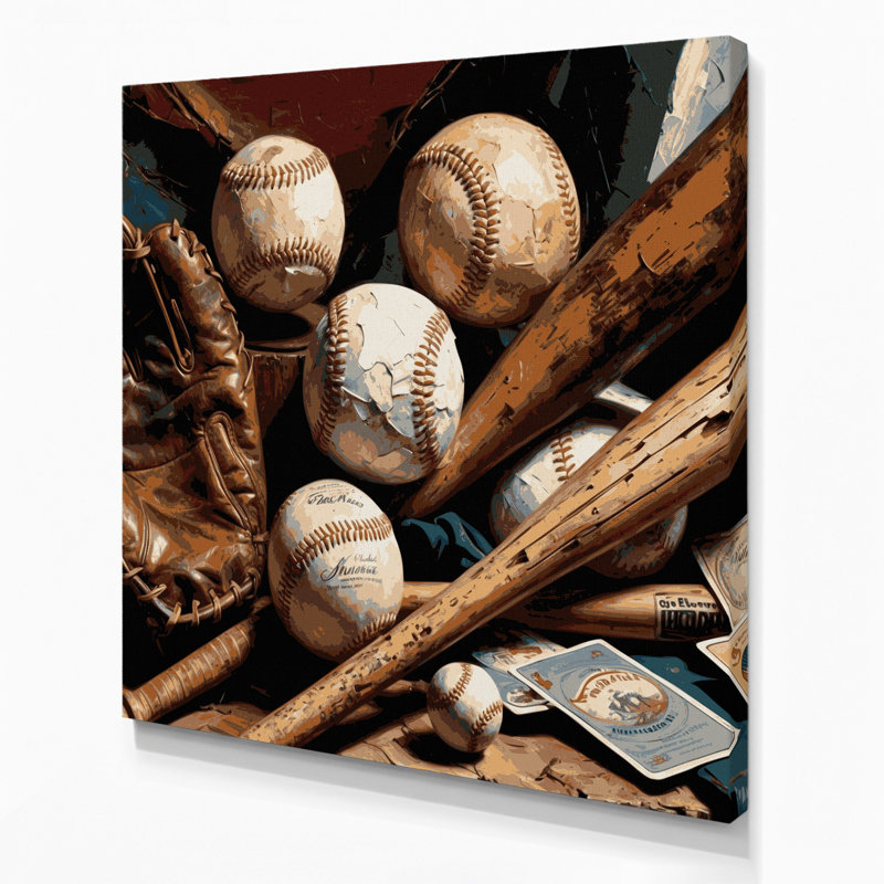 Art mural sur toile Sports, H 12 po x l 12 po
