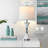 Touch Control Table Lamp For Bedrooms 3 Way Dimmable White Drum Shade Modern Bedsides Nightstand Lamp Set Of 2 With 2 USB Charging Port(Bulbs Included)-1657121953-1656611998