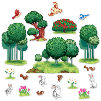 Décalcomanie murale animal et nature