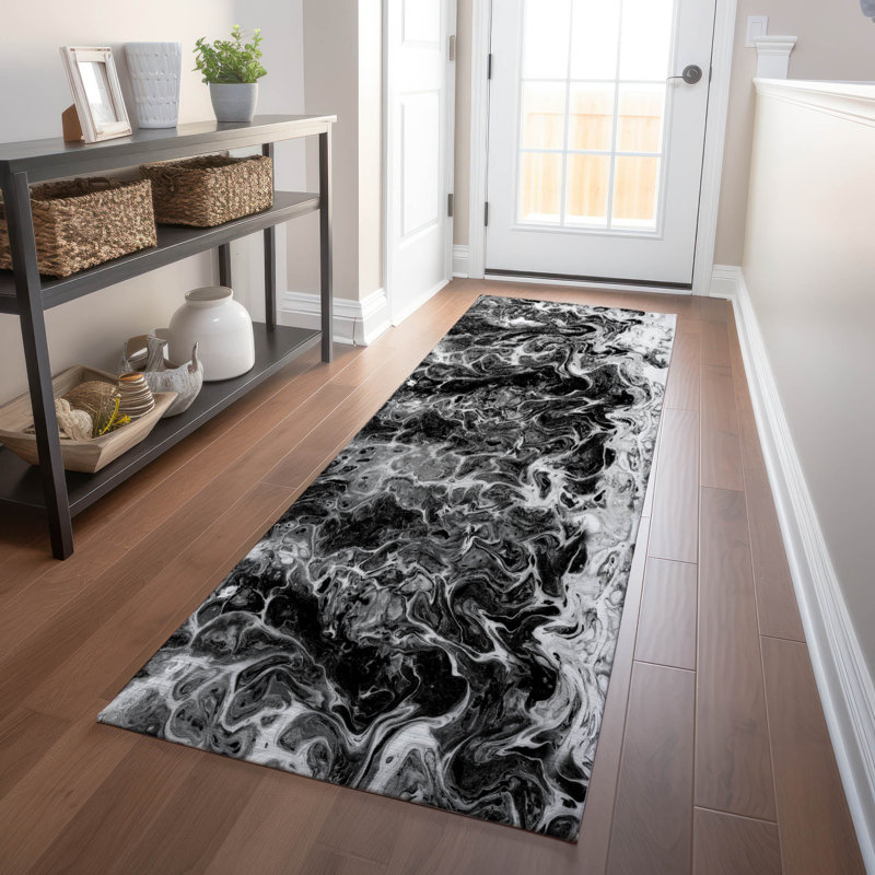 Tapis Taboo AMF59 de qualité supérieure lavable à la machine, Tapis de couloir 2 pi 3 po x 7 pi 6 po