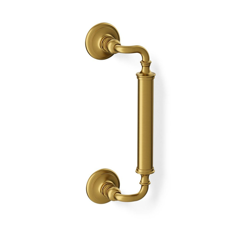Kohler Artifacts Grab Bar, 12"W, Vibrant Brushed Modern Brass