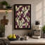 Iris Garden Pattern Botanical - Wrapped Canvas-1218402435-1218402436