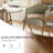 Upholstered Dining Chair Metal ArmChair With Backrest-1650980364
