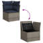 62cm Wide Patio Sofa with Cushions