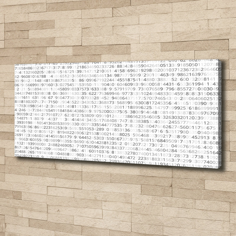 Binary Code - No Frame Print on Canvas